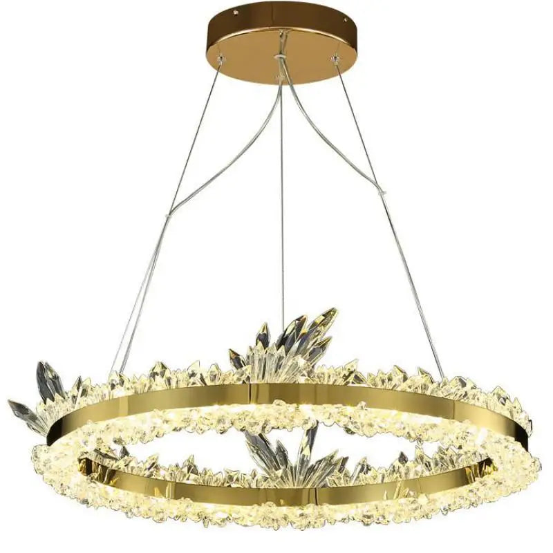 The Spiker Postmodern K9 Crystal Lustre Chandelier Adjustable Hanging Lamp