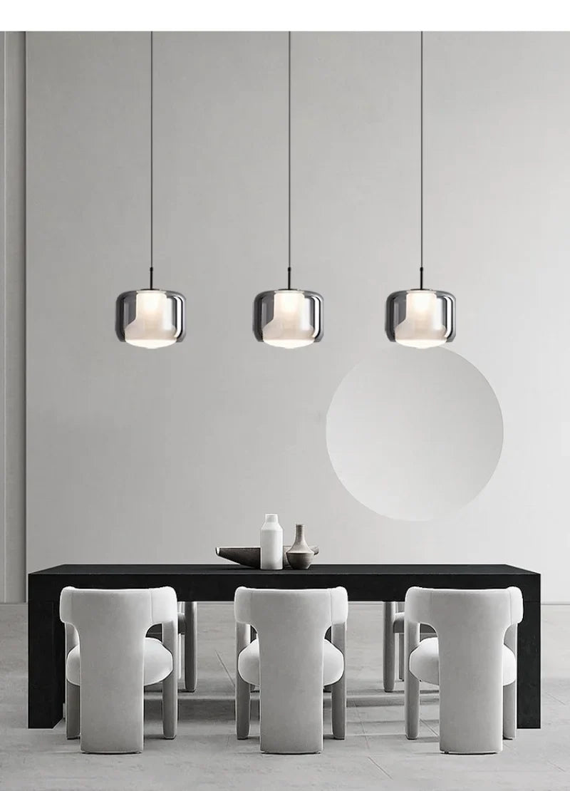 Modern Smoky Gray Pendant Lights