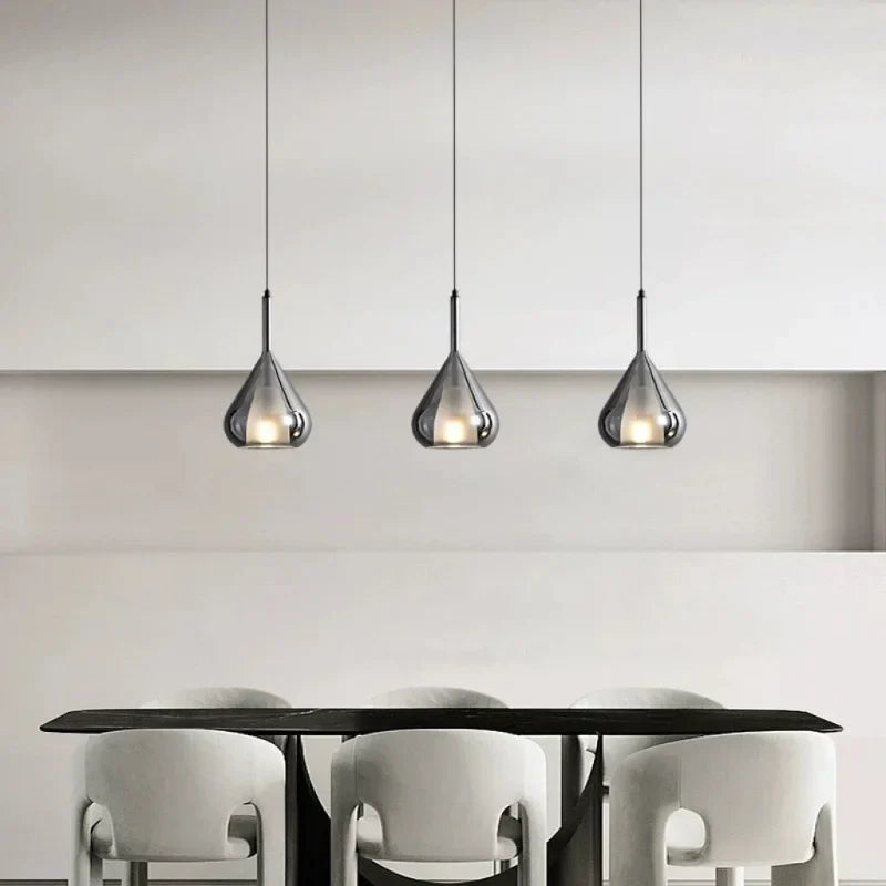 Modern Smoky Gray Pendant Lights
