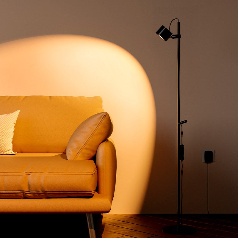 AiS Voorime - Floor Lamp Dimmable Remote Control Standing Light 360° Rotatable Ra97 Eye Protect