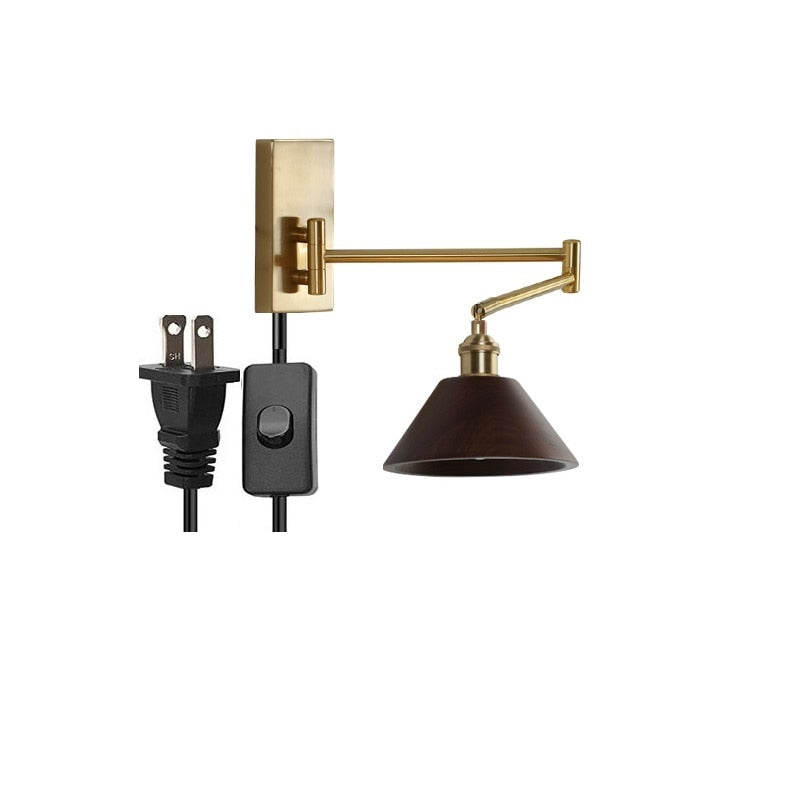 IW Noon Black Wooden -  Left Right Rotate LED Wall