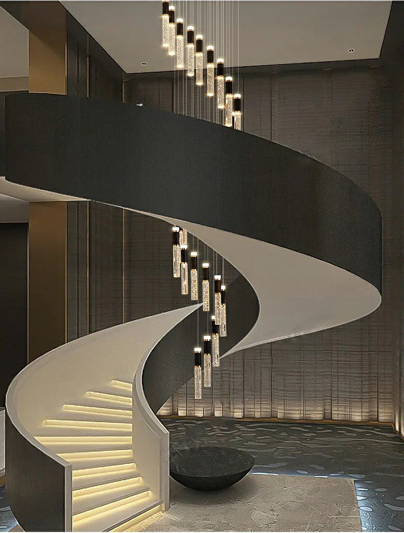 Ylk Spiral Design LED Chandelier