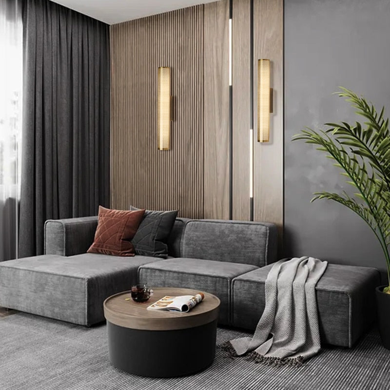 Zern Ouche Retro Brass Wall Light