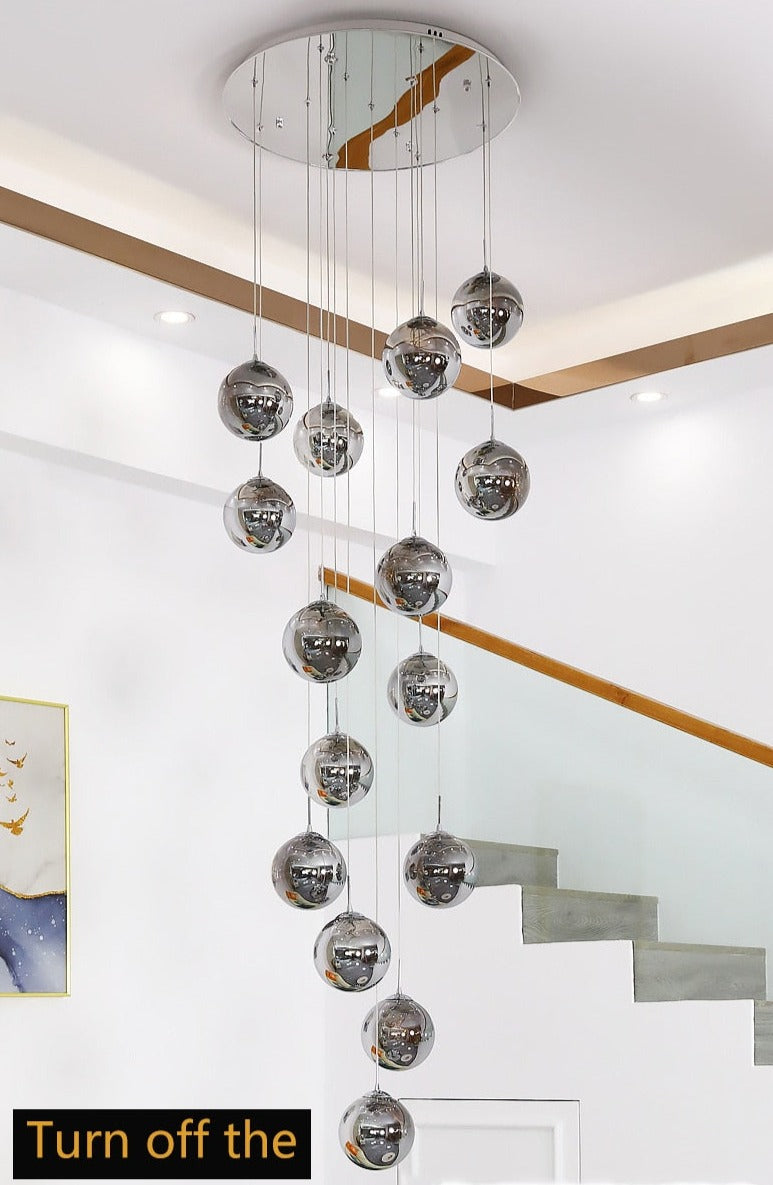 Yotal Modern Glass Ball Chandelier