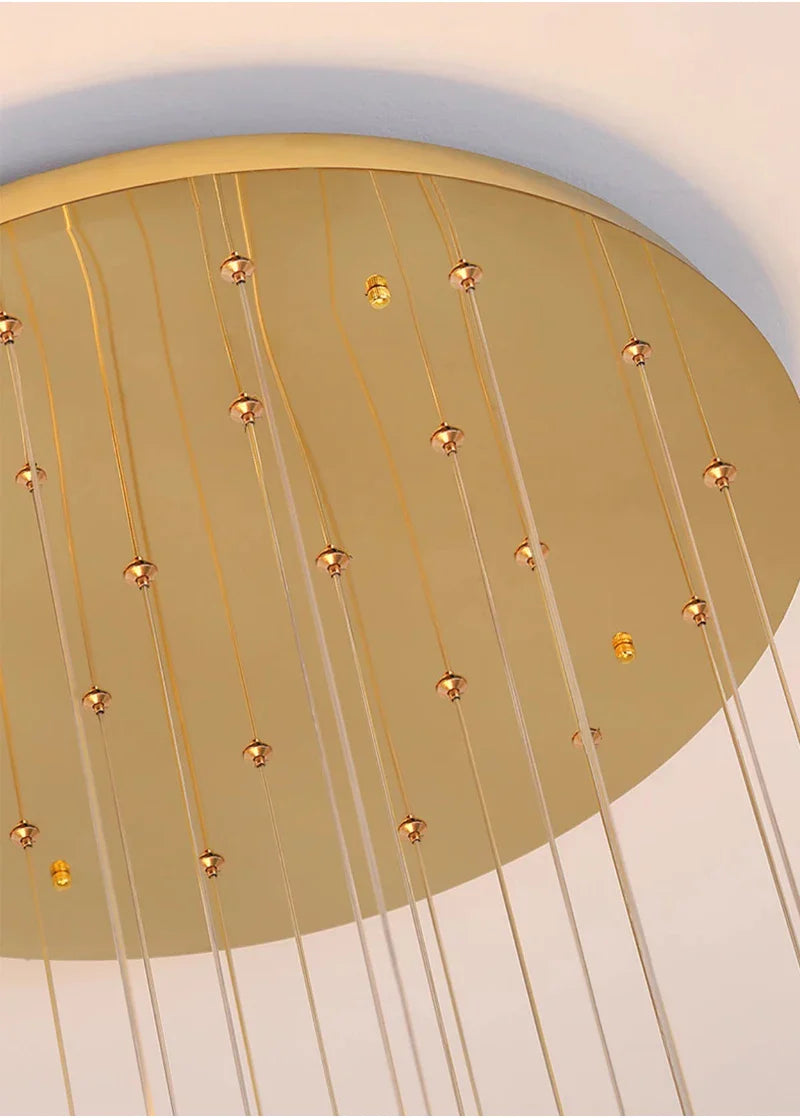 Ylk Spiral Design LED Chandelier