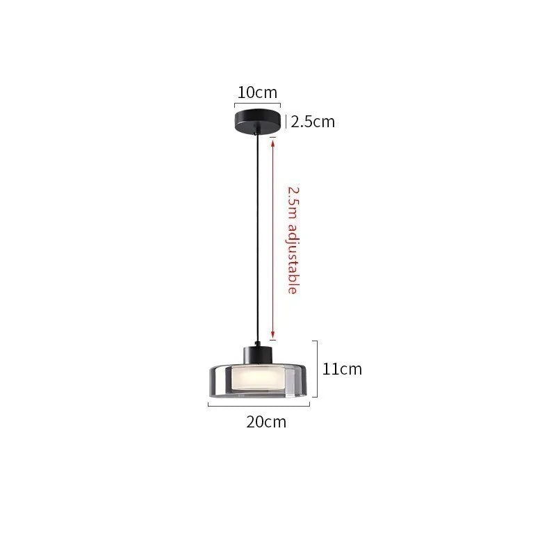 Modern Lustre Glass Pendant Lamps