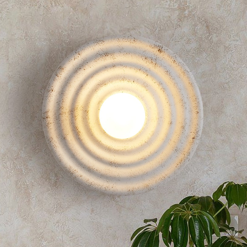 TML Wabi-sabi - Round Circle Wall Lamp Japanese Style