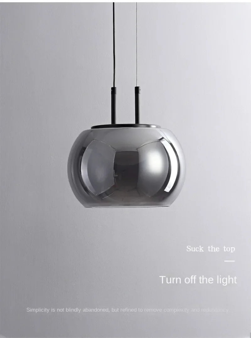 Modern Smoky Gray Pendant Lights