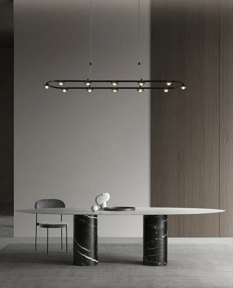Oval Modern Pendant Lamp Decor
