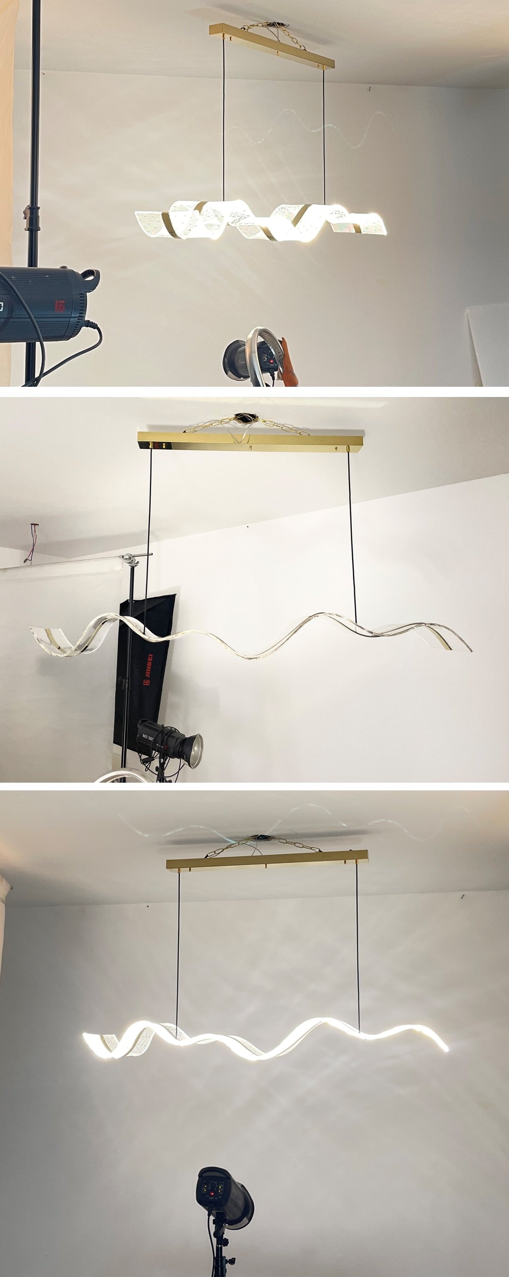 Ylk Linvee Modern Wave Pendant Light