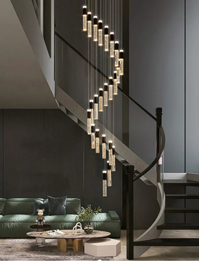 Ylk Spiral Design LED Chandelier