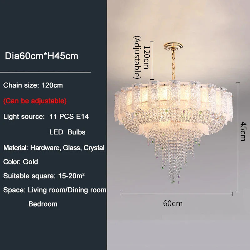 Ylk Kbale Luxury Crystal Chandelier