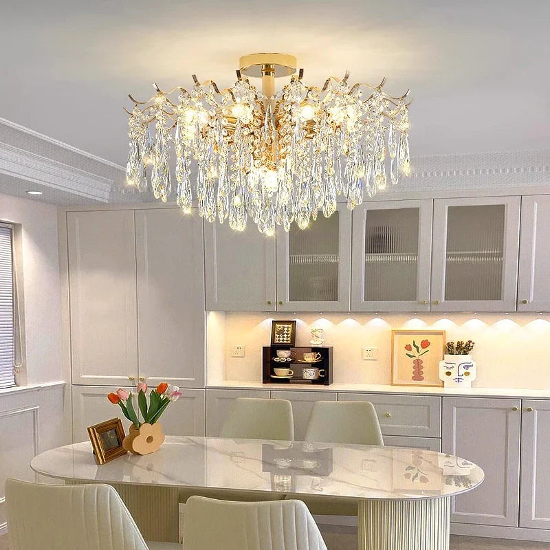 Ylk Jomnas Gold Ceiling Chandelier