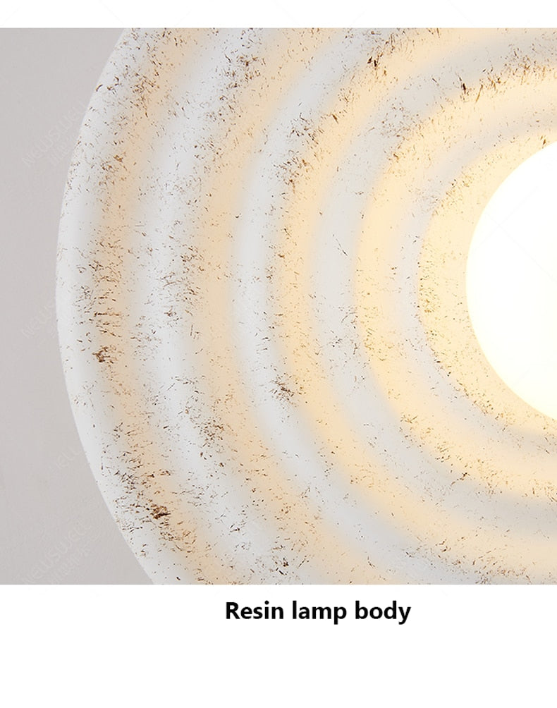 TML Wabi-sabi - Round Circle Wall Lamp Japanese Style