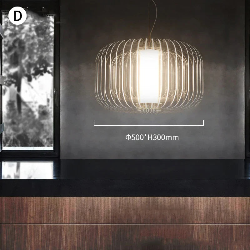 Modern Acrylic Pendant Lamp LED Simple Dandelion Hanging Light