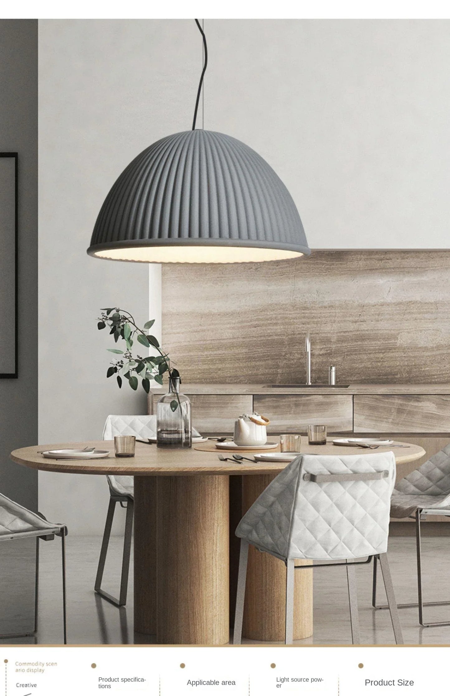 Wl Nordic Creative Resin Chandelier