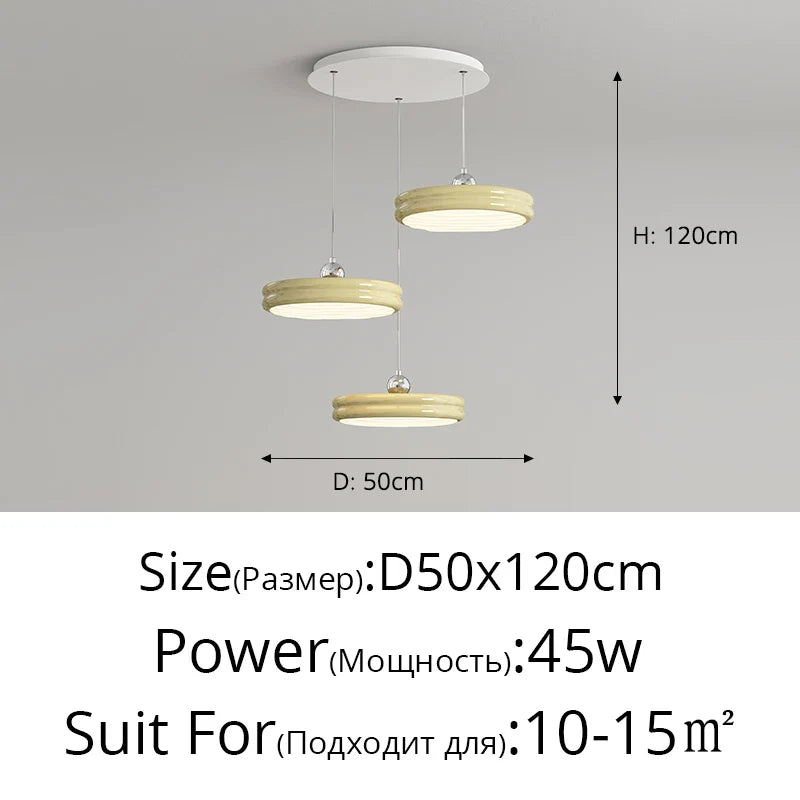 Qiyi Somdave Luxury Circular Pendant Light