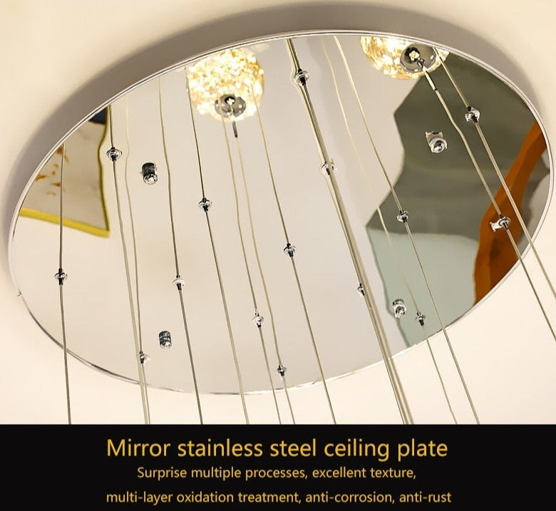 Yotal Modern Glass Ball Chandelier