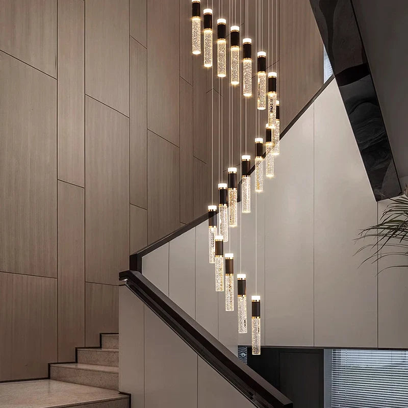 Ylk Spiral Design LED Chandelier