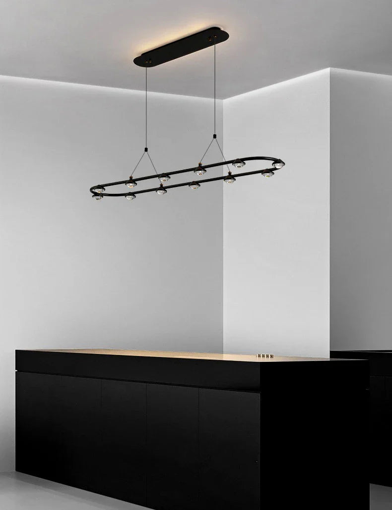 Oval Modern Pendant Lamp Decor