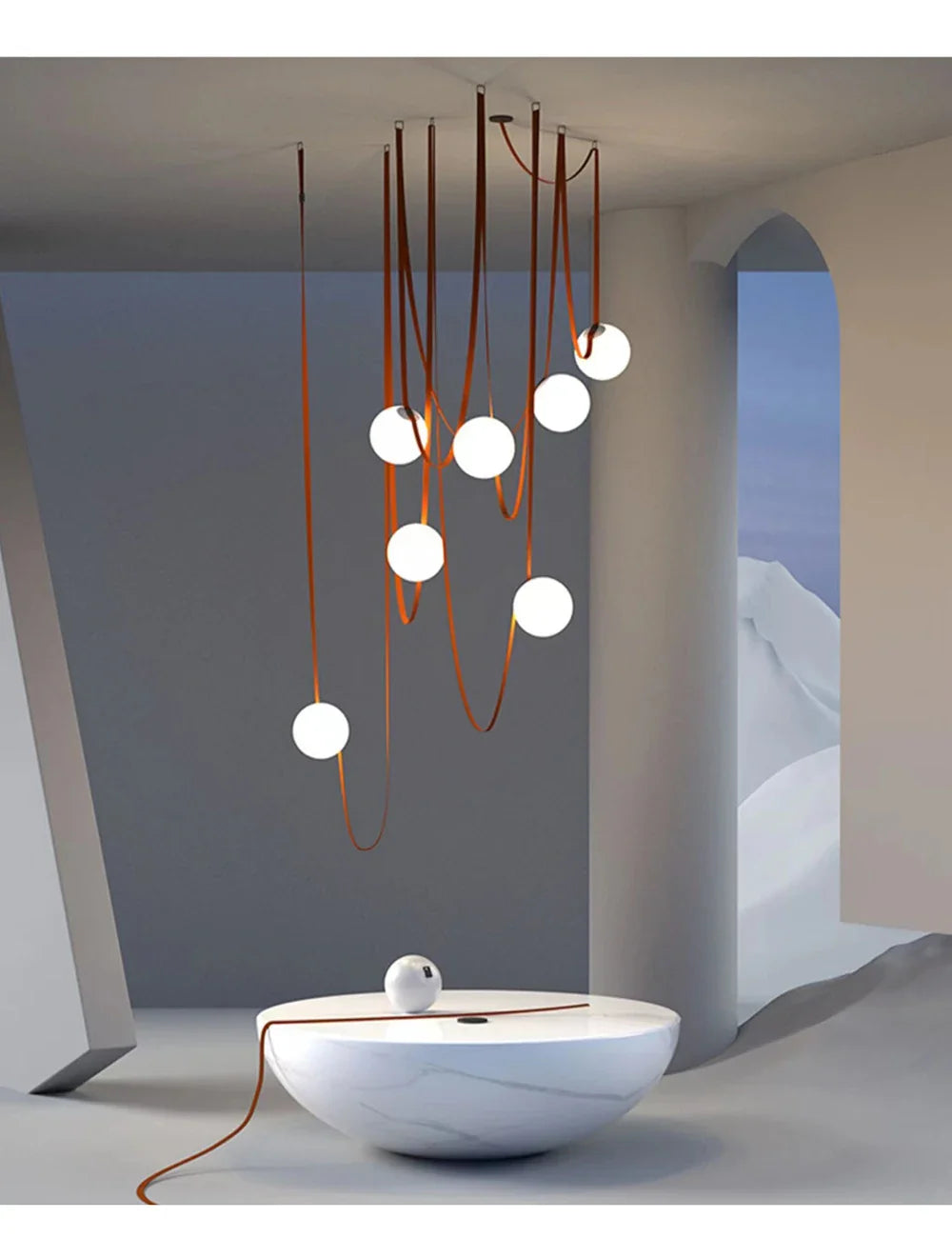Privet Suspension Designer Chandelier Luminaire