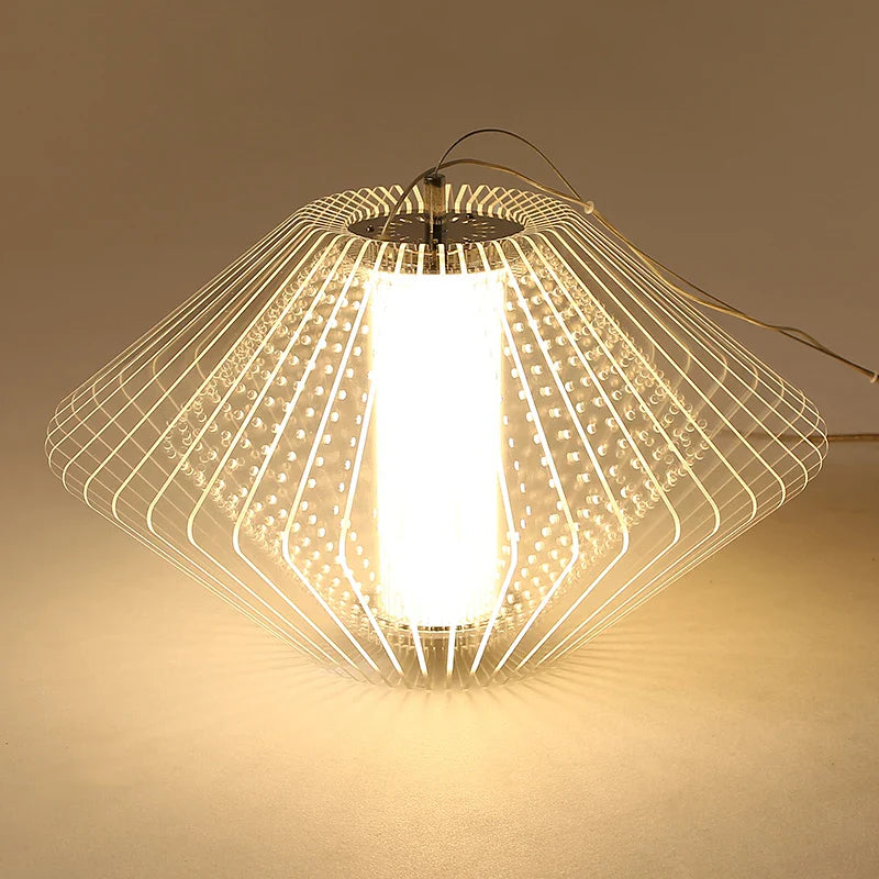 Modern Acrylic Pendant Lamp LED Simple Dandelion Hanging Light