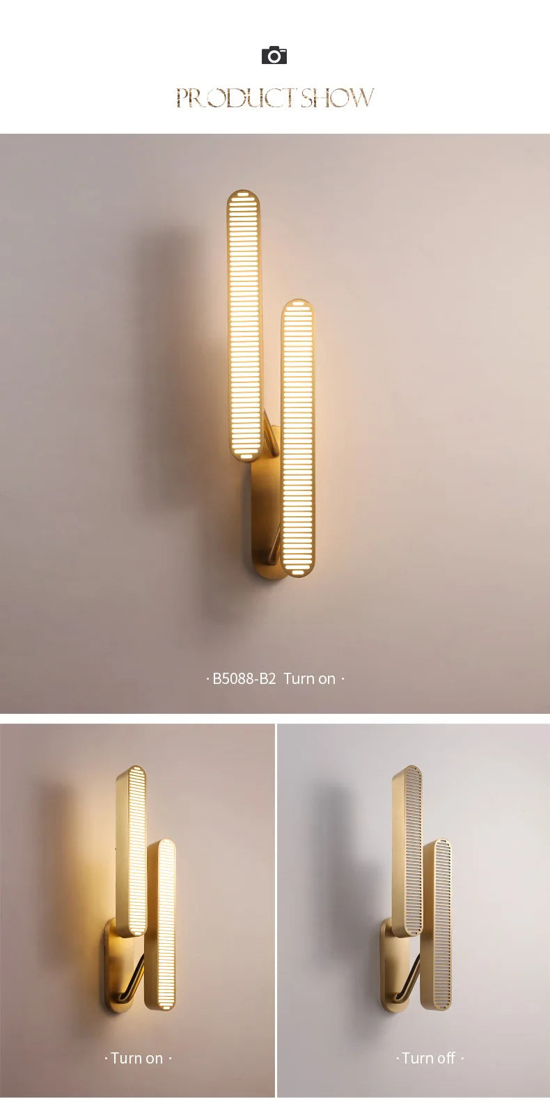 Postmodern Creative Copper Wall Lamp