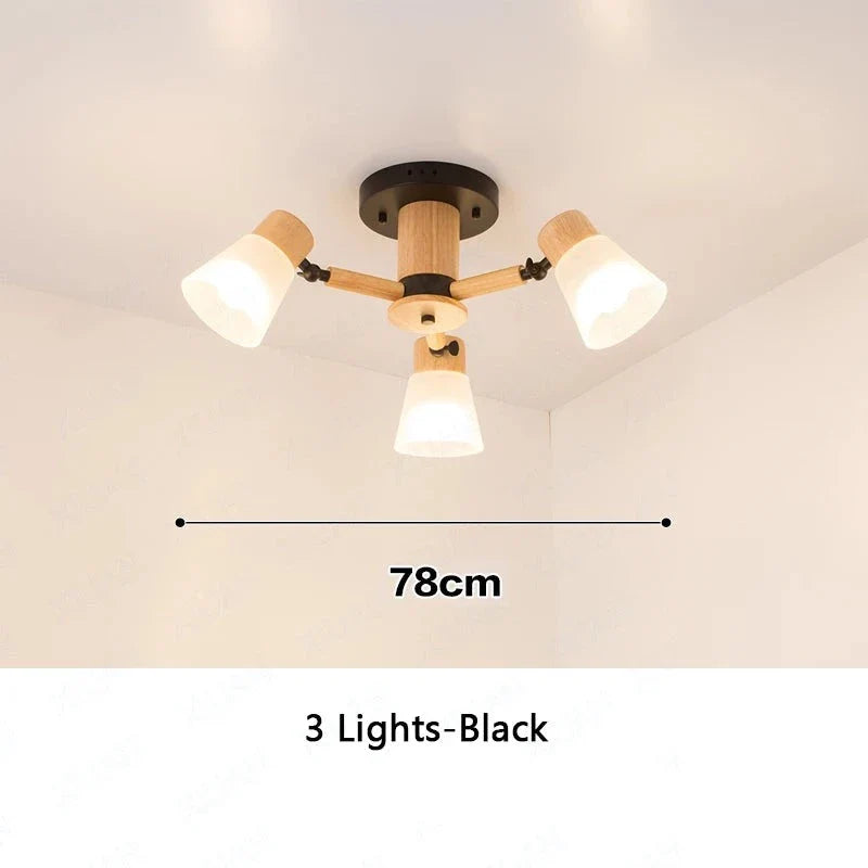 Wl Guay Nordic Wooden Chandelier
