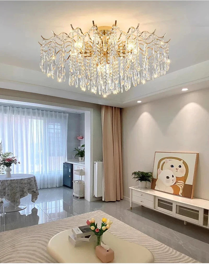 Ylk Jomnas Gold Ceiling Chandelier