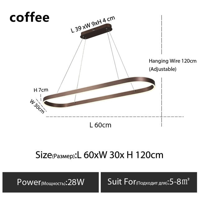 Voong Modern Ring Pendant Lamp