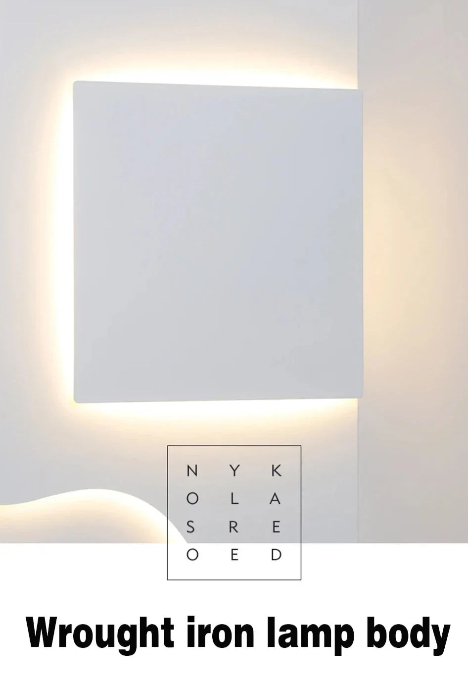 IIS Creative Indoor Wall Sconce Face Profile Art light LED