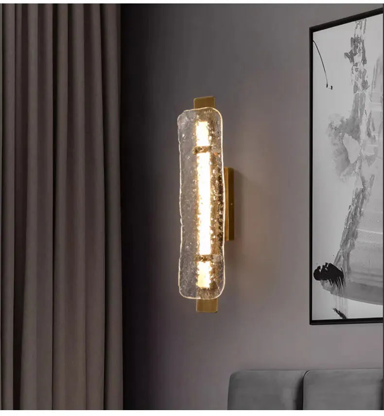 K9 Crystal Copper Wall Lamp Sink Mirror