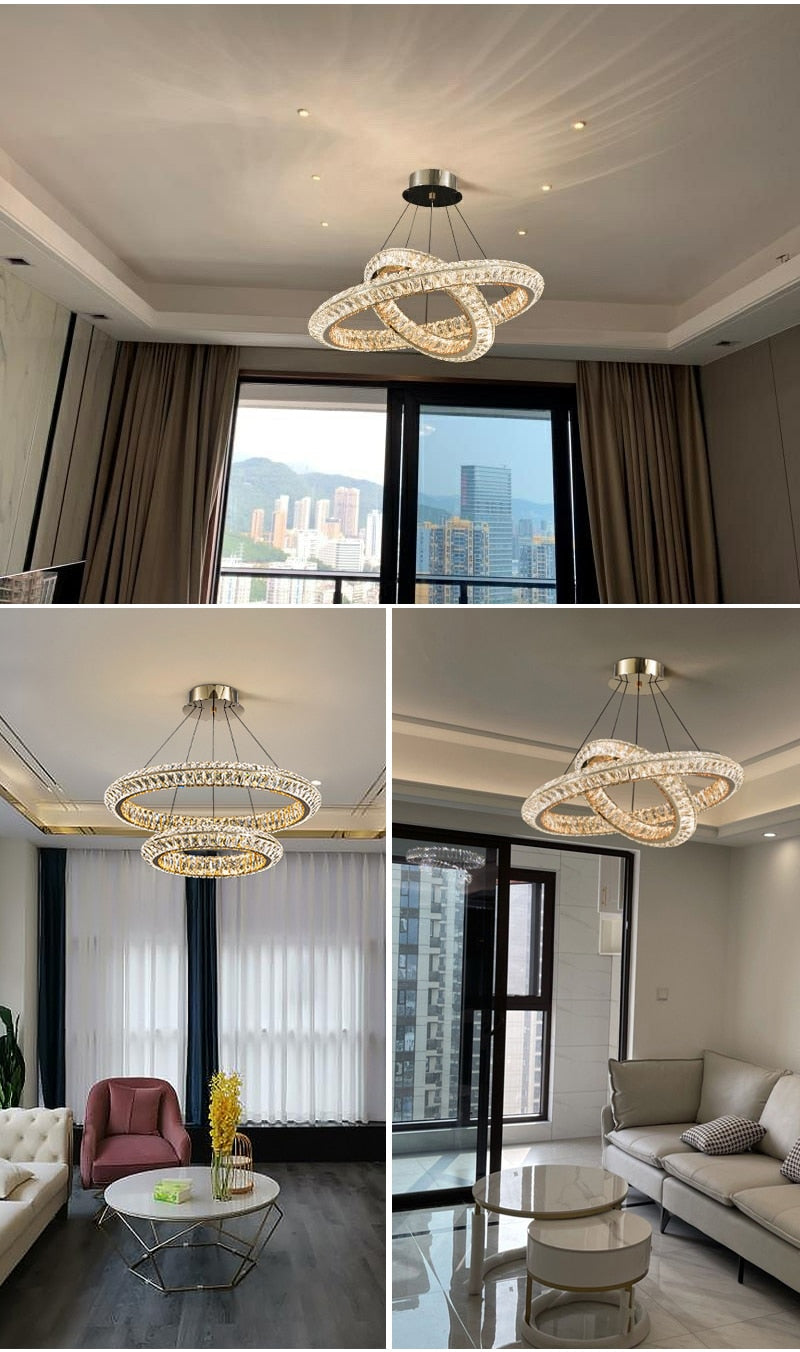Ylk Gloome Modern Crystal Chandelier