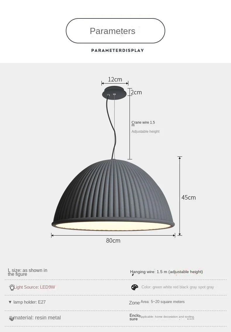 Wl Nordic Creative Resin Chandelier