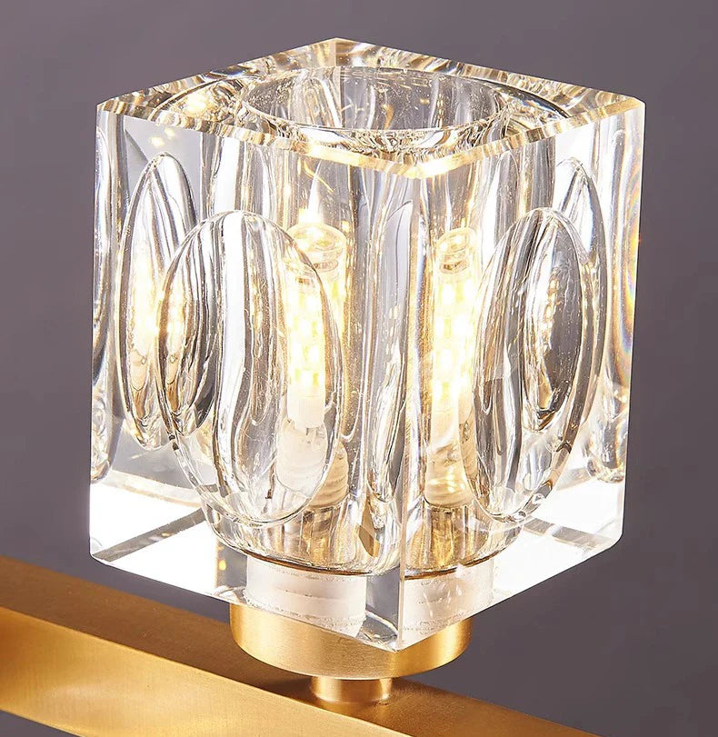 Joranai Linear luxury K9 crystal home Decoration Pendant lights