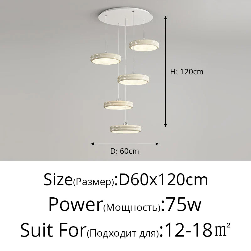 Qiyi Somdave Luxury Circular Pendant Light