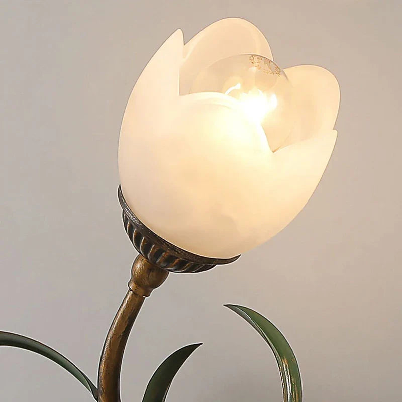French Pastoral Romantic Flower Wall Light Background Decorative