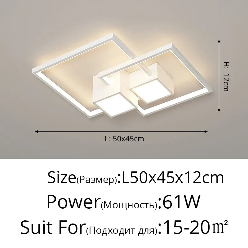 Qiyi Modern Ceiling Chandelier Lights
