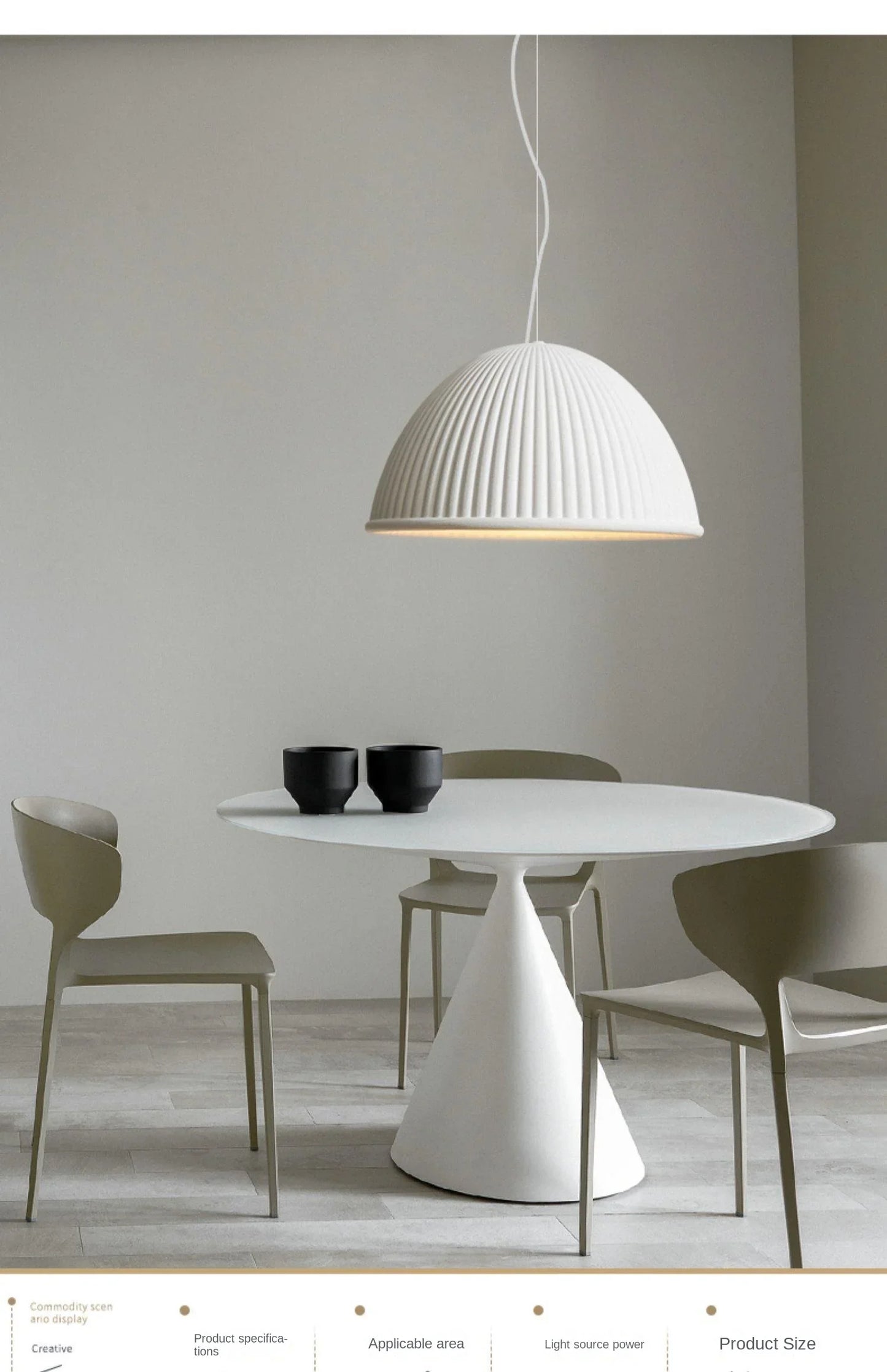 Wl Nordic Creative Resin Chandelier