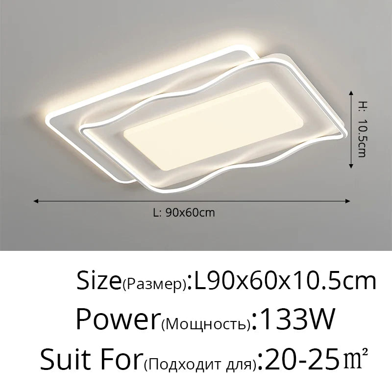 Qiyi Sutash Modern Acrylic Ceiling Lamp