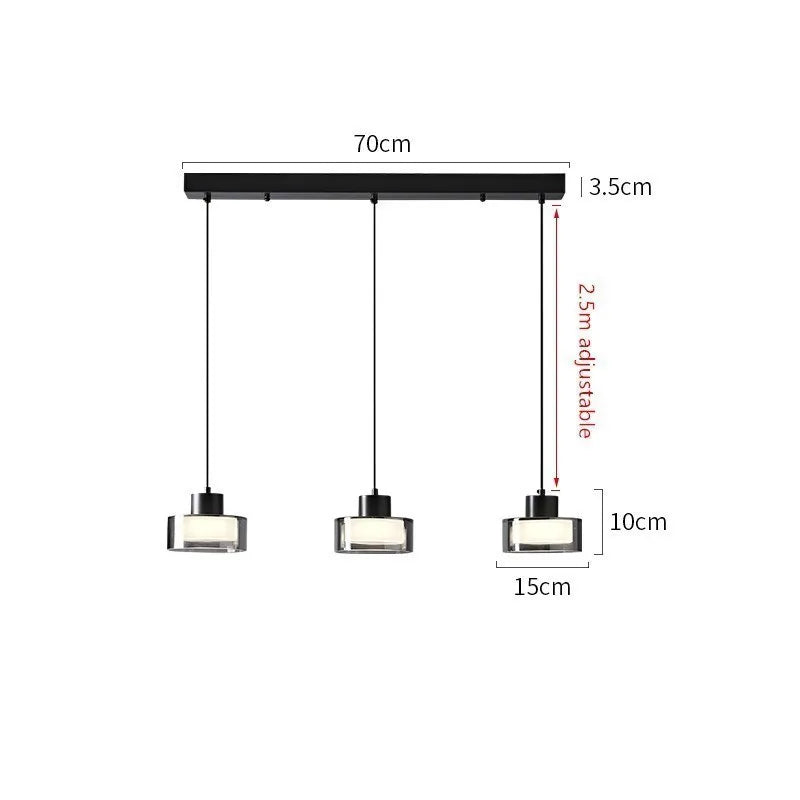 Modern Lustre Glass Pendant Lamps