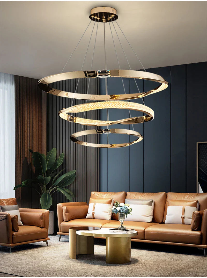 Ylk Bend Style Modern Chandelier