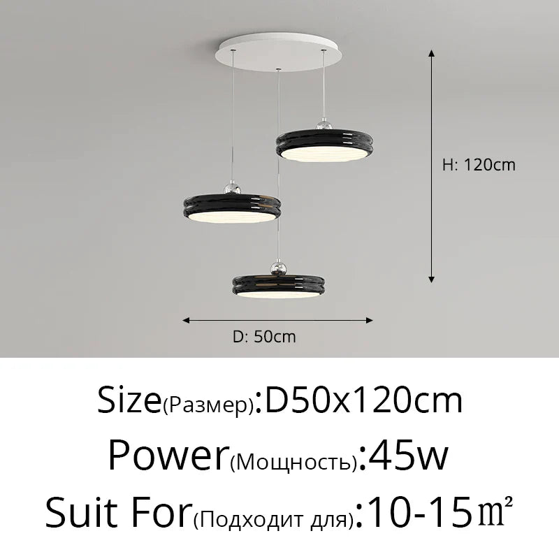 Qiyi Somdave Luxury Circular Pendant Light