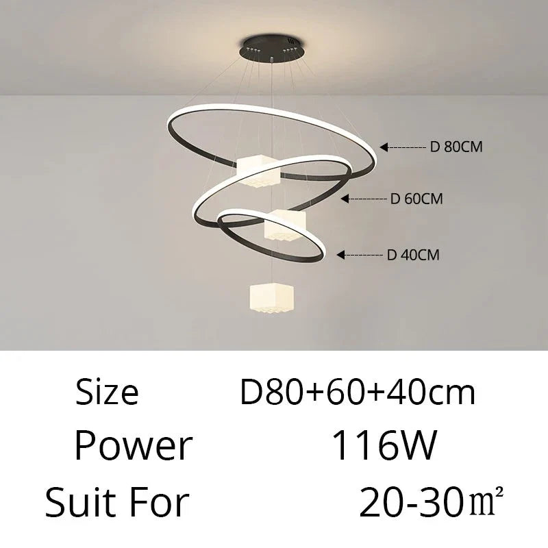 Qiyi Korkie Modern LED Chandelier