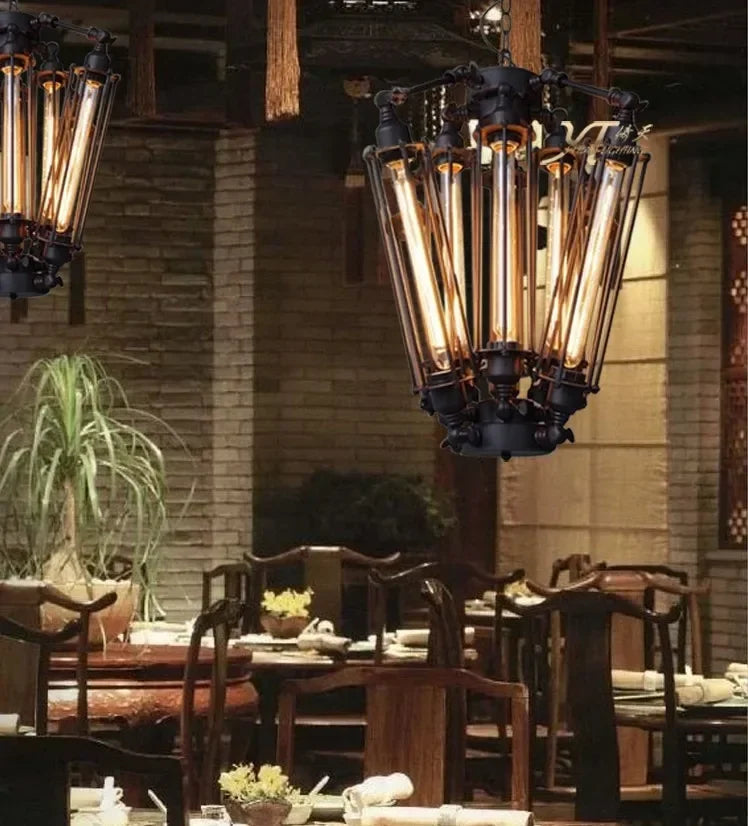 Edison Bulbs Lights Chandeliers Pendant Lamp Art Deco