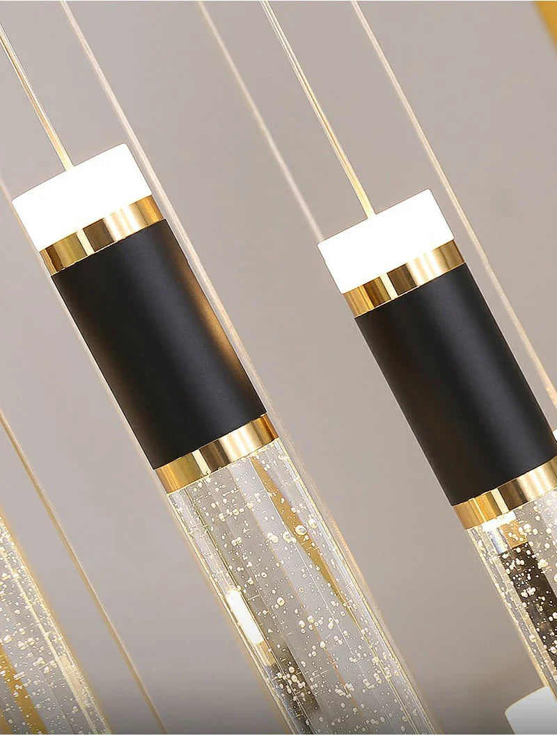 Ylk Spiral Design LED Chandelier