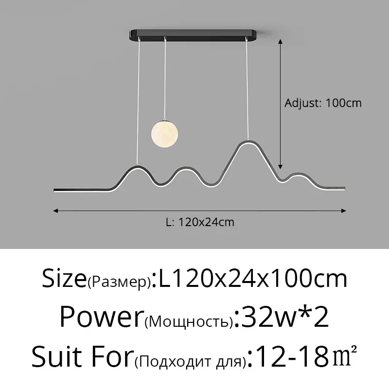 Qiyi Stiamon Modern Luxury Pendant Light