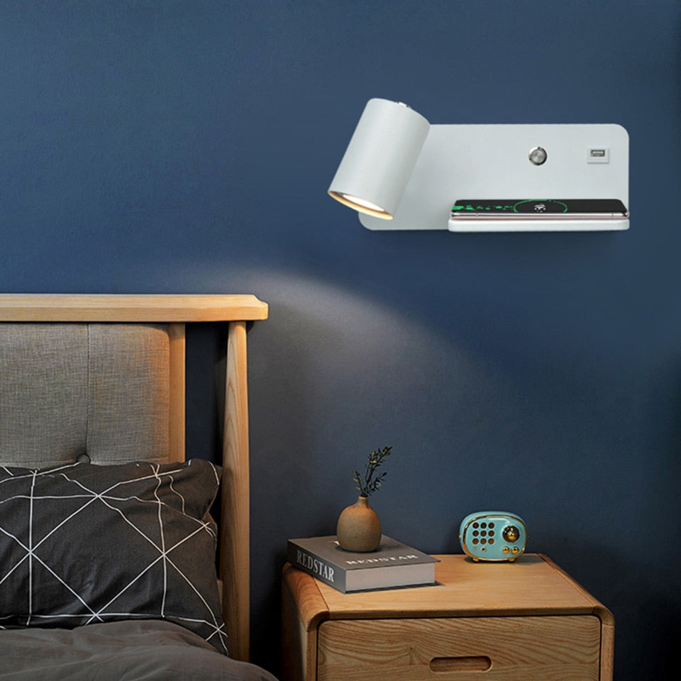 Yoe Modern USB Wireless Wall Light