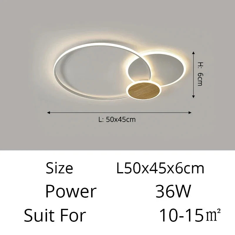 Qiyi Fluifust Modern LED Ceiling Fixture