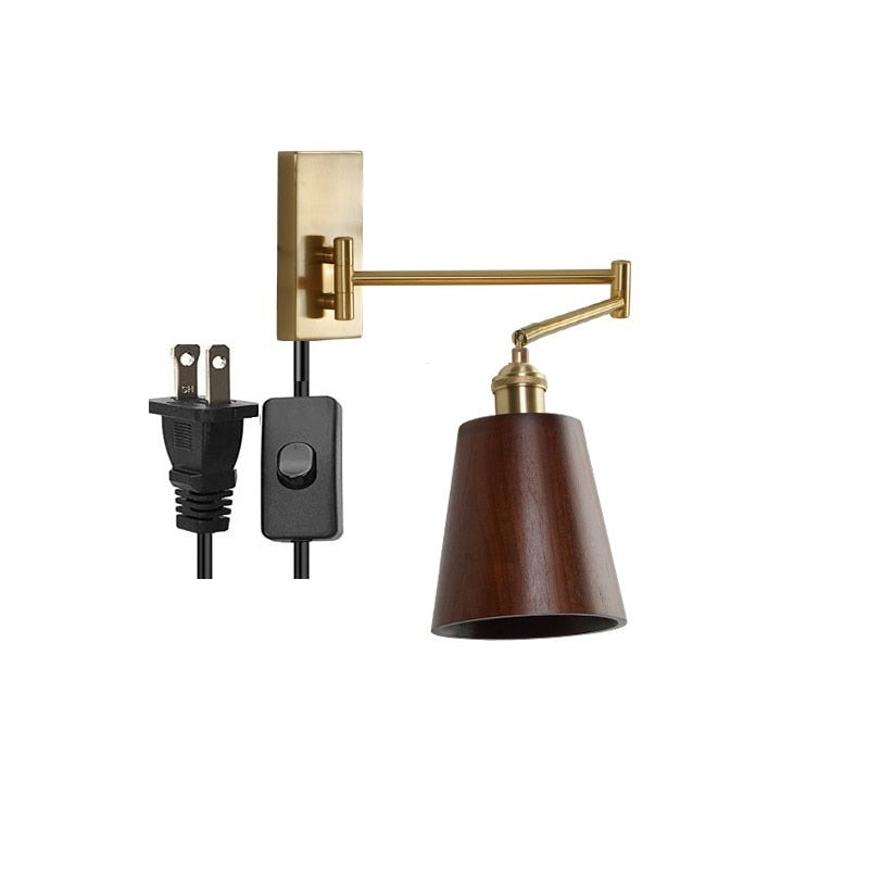IW Noon Black Wooden -  Left Right Rotate LED Wall